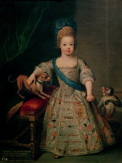 Luis XV (1710-74) de niño, 1714 de Pierre Gobert